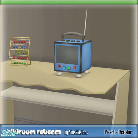 Sims 2 — S2S Childroom Rebecca - TV-set - Recolor by sims2sisters — 