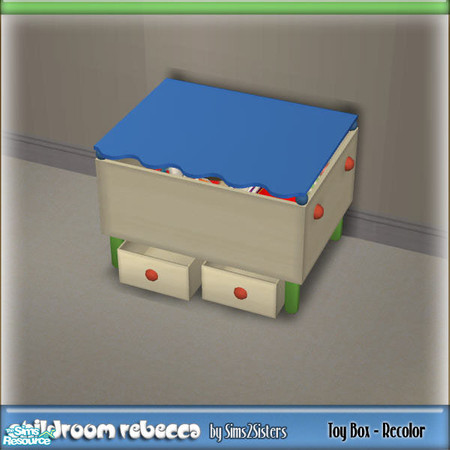 Sims 2 — S2S Childroom Rebecca - Toy Box - Recolor by sims2sisters — 