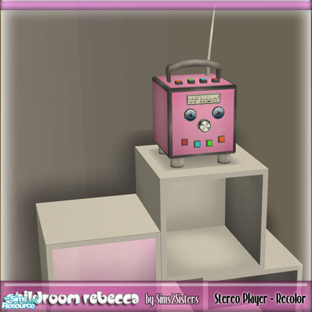 Sims 2 — S2S Childroom Rebecca - StereoBox - Recolor by sims2sisters — 