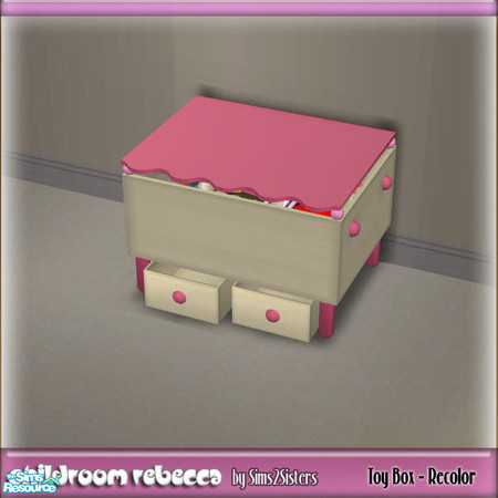 Sims 2 — S2S Childroom Rebecca - Toy Box - Recolor by sims2sisters — 