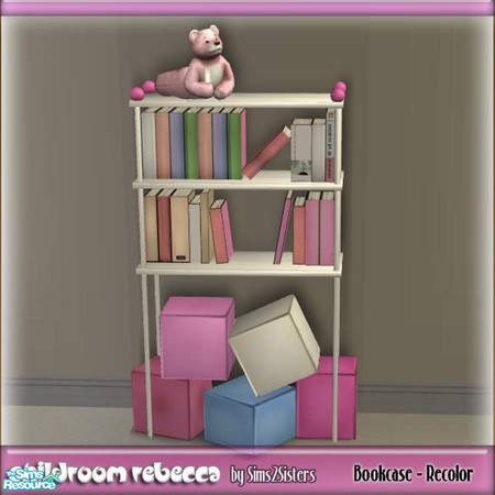 Sims 2 — S2S Childroom Rebecca - Bookcase - Recolor by sims2sisters — 
