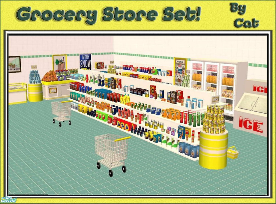 Симс 4 продуктовый. Симс 2 магазин продуктов. SIMS 4 supermarket. The grocery Store Mod симс 4. Симс 4 декор для магазина продуктов.
