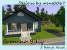 Sims 3 — Broncho Billy by mens00672 — This Ranch House is perfect for any small family. The open floor plan and horse