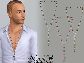 Sims 3 — NataliS rosary necklace AM-YM by Natalis — Rosary necklace for AM-YM