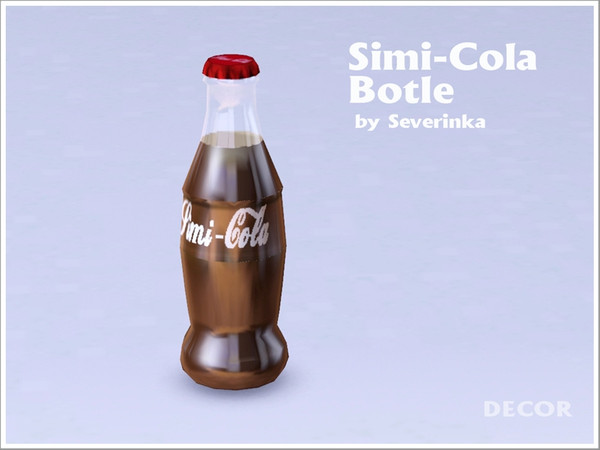 Sims 3 — Simi-Cola Bottle by Severinka_ — Created by Severinka bottle of soda "Simi-Cola"