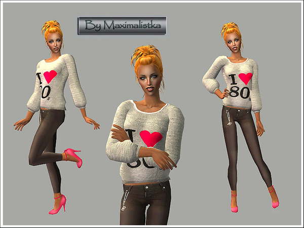 Sims 2 — MXM My December Collection - I Love 80 by MAXImalistka — AF everyday