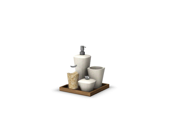 Sims 3 — Aura square bathroom tray 1 by Gosik — Made by Gosik at The Sims Resource. TSRAA