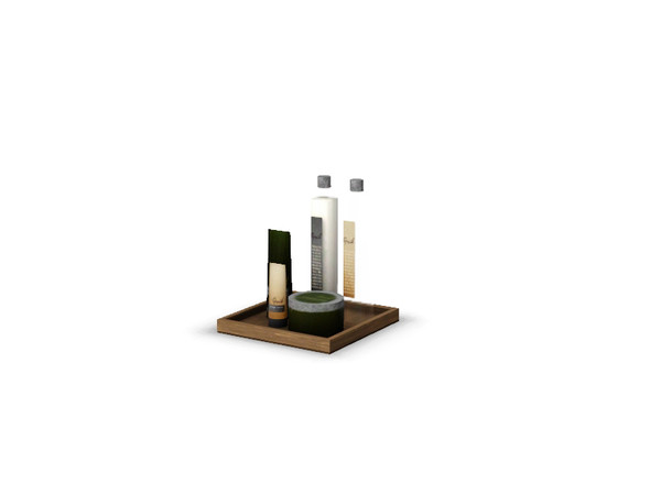 Sims 3 — Aura square bathroom tray 2 by Gosik — Made by Gosik at The Sims Resource. TSRAA