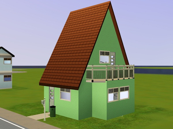 Sims 3 — Zieleniasty by Ktosiu111 — 2 bedrooms, 2 bathrooms, kitchen, livingroom, laundry room