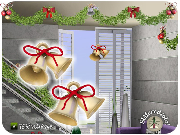 Sims 3 — Happy Holidays 2011 - Wall Bells by SIMcredible! — by SIMcredibledesigns.com available at TSR