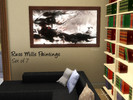 Sims 3 — Russ_Mills_Paintings_GG12 by gracefulappeal — Set of 7 Russ Mills Paintings framed by Grace.