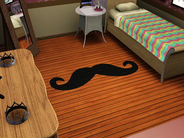 Mustache Rug The Sims Resource | Moustache Rug