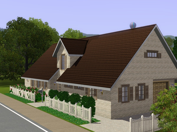 Sims 3 — Penny by dorienski — A cosy bungalow-home with an open-plan living, dining and kitchen, 2 bedrooms, a spacious