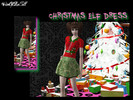 Sims 2 — Christmas Elf Dress by VoiceOfTheFell — So here\'s a Christmas elf dress for your teen sims just in time for the