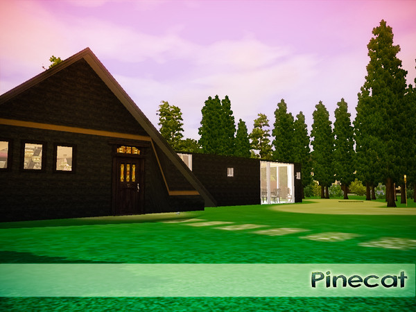 Sims 3 — Pinecat by idzny2 — In need to get away from the the busy Sim life? Secluded amongst the pines, surrounded with
