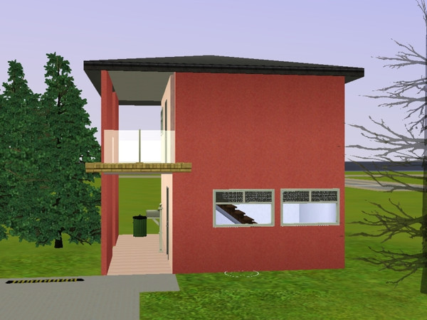 Sims 3 — House 21 by Ktosiu111 — kitchen, livingroom, 1 1/2 bathroom