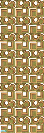 Sims 2 — Zoe Paneling #1 by estatica — Made entirely of recyclable materials, this wall is perfect for sims concerned