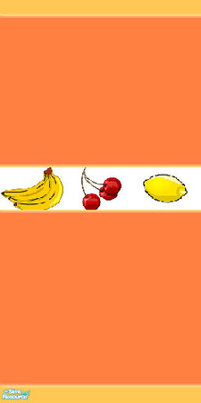 Sims 2 — Fruity Supreme by Lyxsing — This fruit-themed wallpaper can help your sims bring color to their house. Thanks to