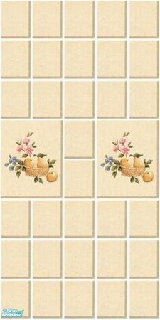 Sims 2 — Kitchen tiles set  - Garden2 by Ktosiu111 — xxx