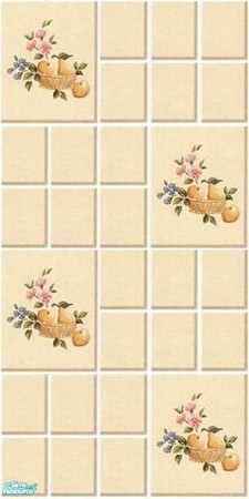 Sims 2 — Kitchen tiles set  - Garden3 by Ktosiu111 — xxx