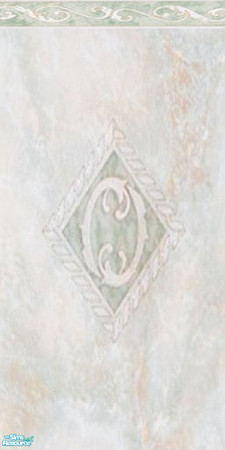 Sims 2 — KS Light Green Madrid Deco Tiled Wall by mskitty — Hope you like it. Look for my matching floor