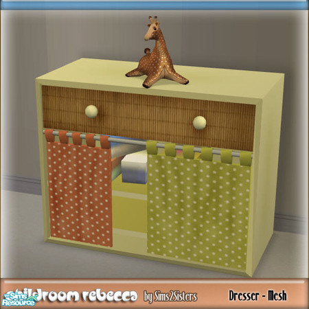 Sims 2 — S2S Childroom Rebecca - Dresser - MESH by sims2sisters — 