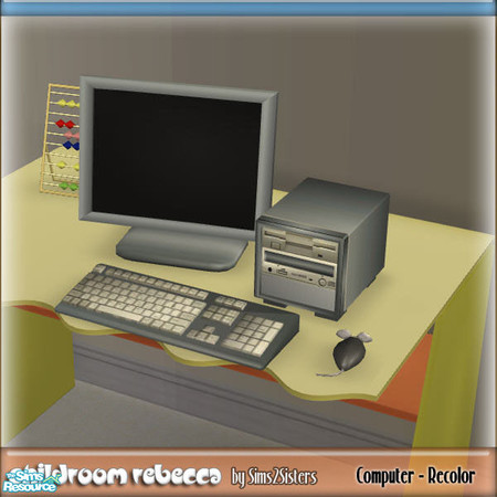 Sims 2 — S2S Childroom Rebecca - Computer - RECOLOR by sims2sisters — 