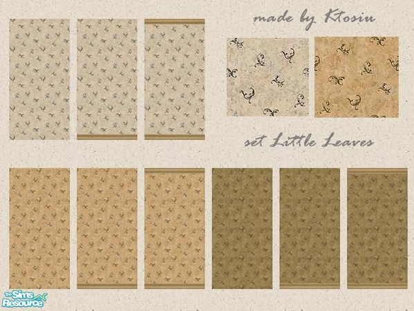 Sims 2 — Set Little Leaves by Ktosiu111 — xxx