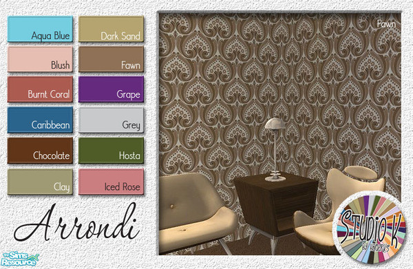 Sims 2 — Studio K Arrondi_01 by StudioKhagerks — 