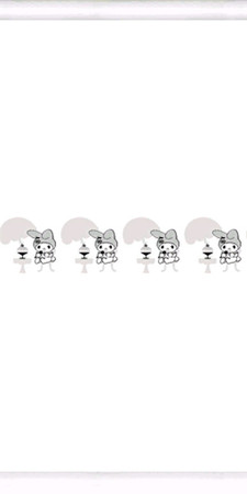 Sims 2 — Ice Cream White by portiapudding — Six painted walls for your nurseries or children\'s rooms.