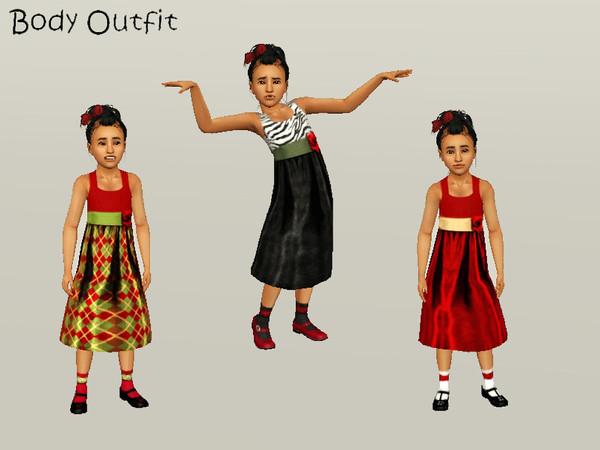 Sims 3 — punie_fcbody_096 by punie — 4 recolorable areas.
