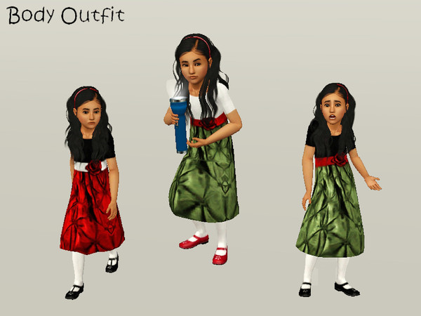 Sims 3 — punie_fcbody_097 by punie — 4 recolorable areas.