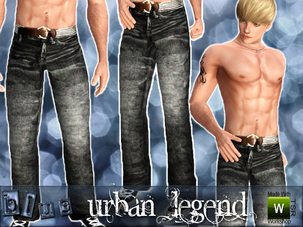Sims 3 — blu3 Urban Legend by blu3 — Mesh From EA Base Game Base Game Compatible