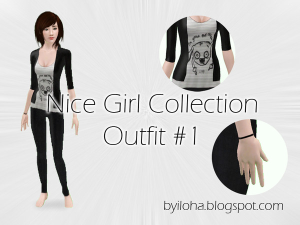 Sims 3 — Nice Girl Collection. Outfit #1 by fen0mn — Nice Girl Collection. Outfit #1