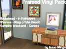 Sims 3 — Radiohead, Wavves, and Vampire Weekend Framed Vinyl by isaacmingo2 — Framed vinyl, including Radiohead: In