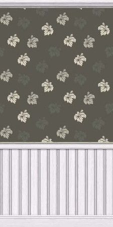 Sims 2 — Grey Leaves by portiapudding — Part 2 - including 6 walls with a leaf design.