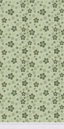 Sims 2 — Green Sakura by portiapudding — Part 1 - A collection of 5 wallpapers with a floral design.
