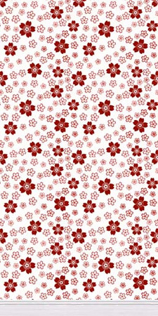 Sims 2 — Red Sakura by portiapudding — Part 2 - A collection of 5 wallpapers with a floral design.
