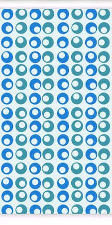 Sims 2 — Blue Beads by portiapudding — A collection of nine wallpapers with a retro bead design.