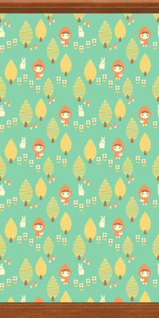 Sims 2 — Jade Red Riding Hood by portiapudding — A collection of nine wallpapers with a Red Riding Hood Design on them.