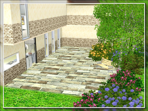 Sims 3 — marcorse_recycled brick brown terrain by marcorse — A brown, recycled brick for terrain painting/paving