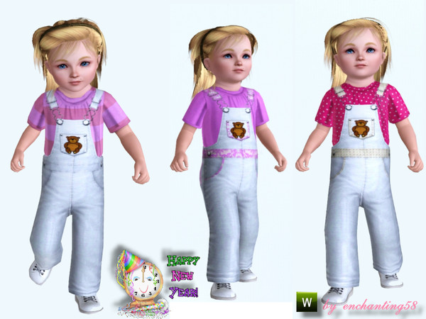 Sims 3 — toddler dress no 12 by enchanting58 — by enchanting58 - Please. DO NOT re-uploaded - Happy New Year ! 