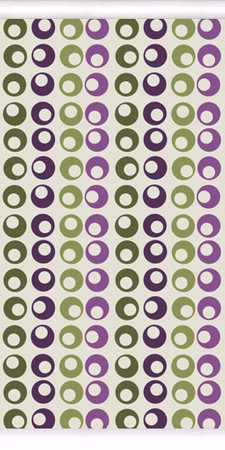 Sims 2 — Beads Wall Collection - Purple Beads by portiapudding — A collection of walls with a retro beaded design. There