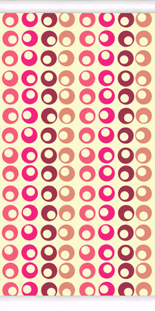Sims 2 — Beads Wall Collection - Pink Beads by portiapudding — A collection of walls with a retro beaded design. There