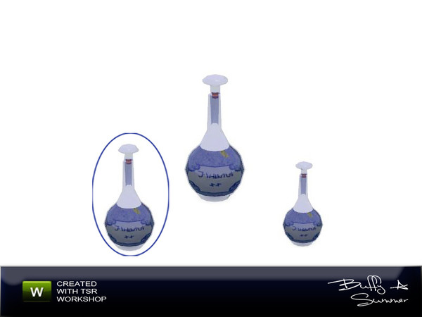 Sims 3 — Apothecary's Shop - Bottle 05-2 by BuffSumm — Medium size bottle created by BuffyASummer (BuffSum) @ TSR Part of