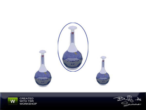 Sims 3 — Apothecary's Shop - Bottle 05-1 by BuffSumm — Big size bottle created by BuffyASummer (BuffSum) @ TSR Part of