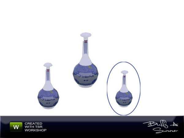 Sims 3 — Apothecary's Shop - Bottle 05-3 by BuffSumm — Small size Bottle created by BuffyASummer (BuffSum) @ TSR Part of