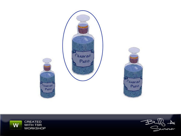 Sims 3 — Apothecary's Shop - Bottle 01-1 by BuffSumm — Big Size Bottle created by BuffyASummer (BuffSum) @ TSR Part of