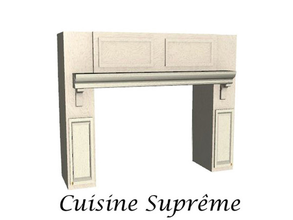 Sims 3 — Supreme Cuisene Shelving by Lulu265 — part of the Supreme Cuisene Kitchen set. Fully Recourable. Needs