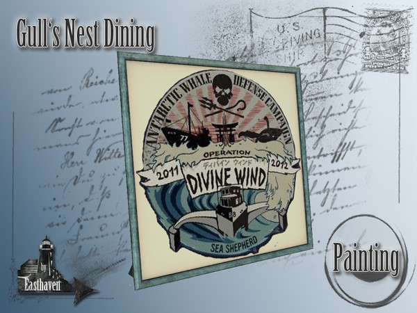Sims 3 — GullsNestDining_Painting by Easthaven — GullsNestDining_Painting by Easthaven for TSR